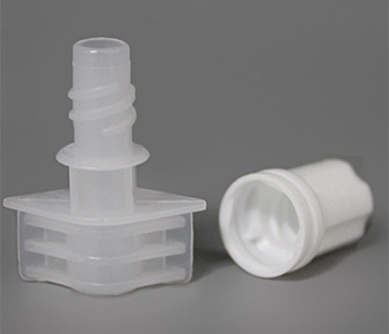 PE塑料吸嘴 瓶嘴袋焊接塑料吸嘴管盖口径5mm