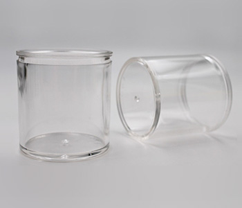 55g透明PS塑料包装杯 塑料封口杯